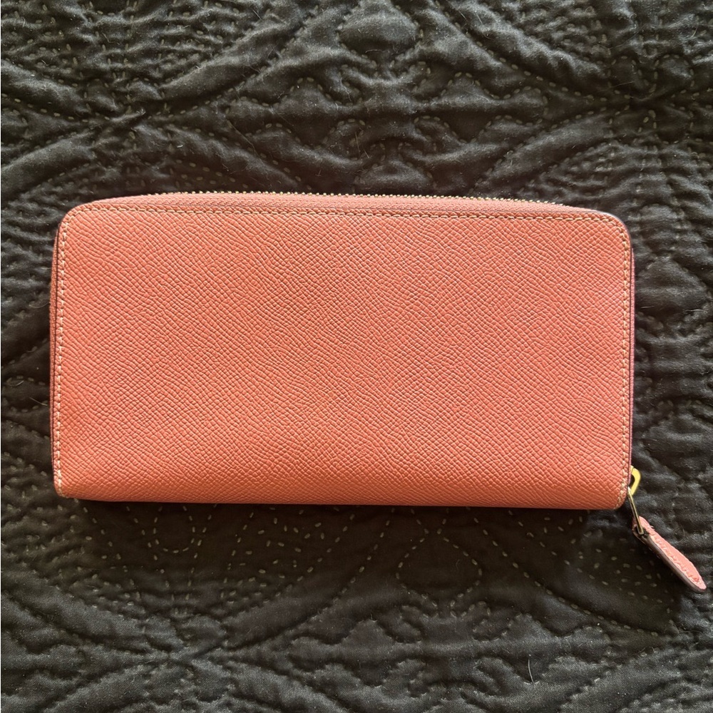 Coach Pink Leather Women's Wallet - Picture 3 of 7